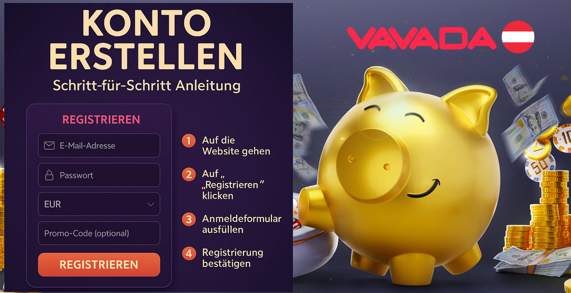 Registrieren Vavada casino. 